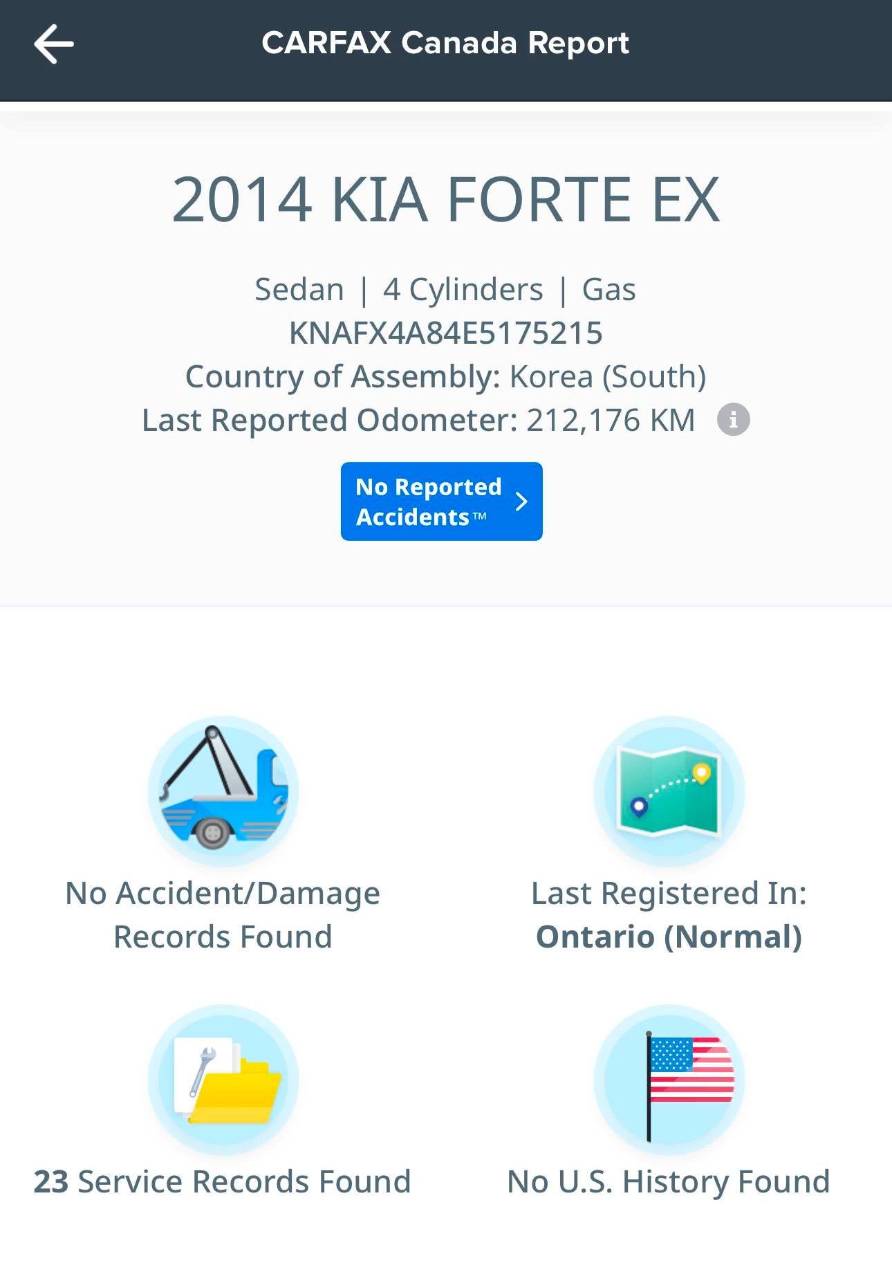 2014 KIA FORTE EX